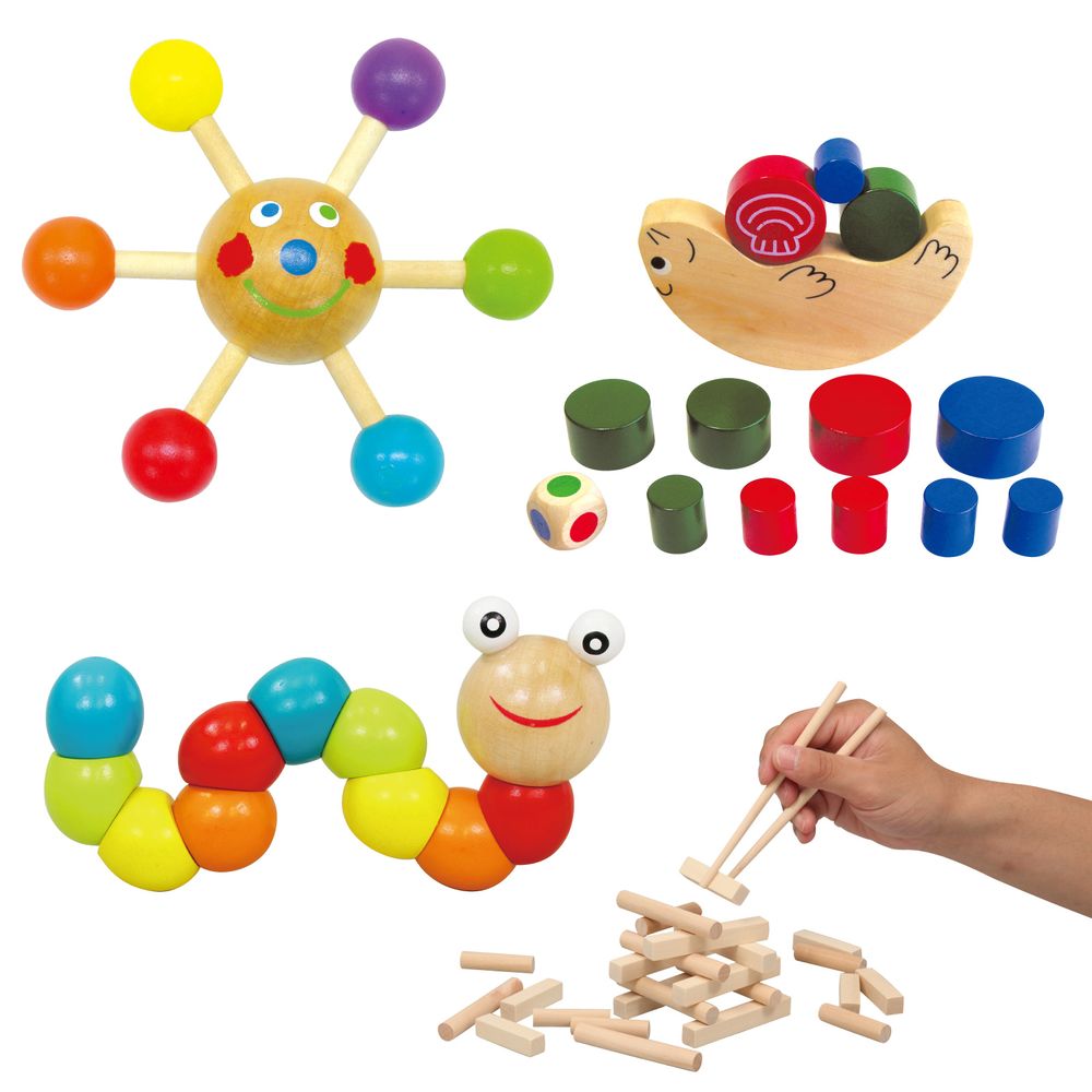 アーテック 手先を鍛える木製玩具セット 75744 [おもちゃ/知育玩具]