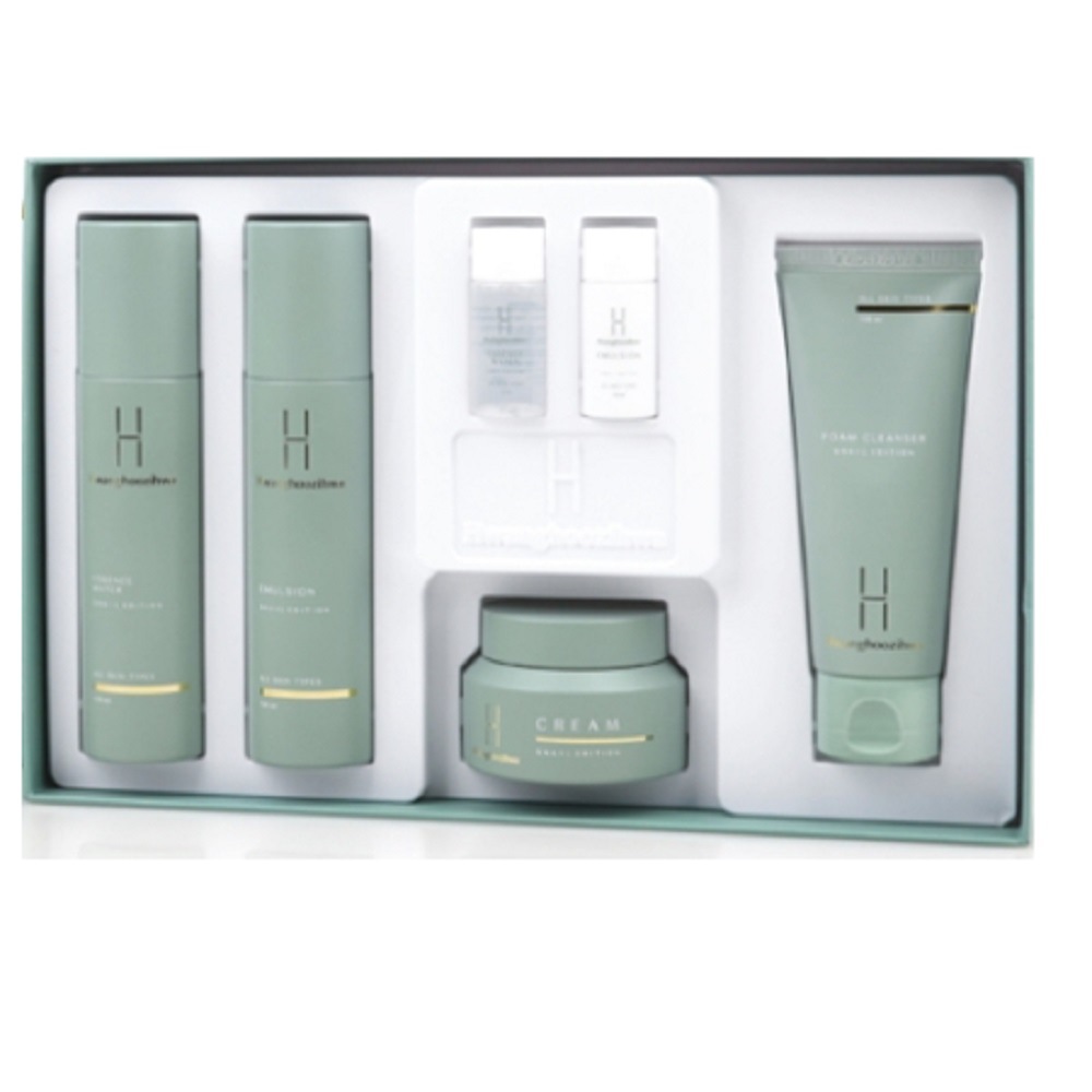 ファンフジファ スネイル エディション スペシャル ギフトセット エッセンスウォーター フォームクレンザー エマルジョン トラベルキット クリーム ショッピングバッグ 一体