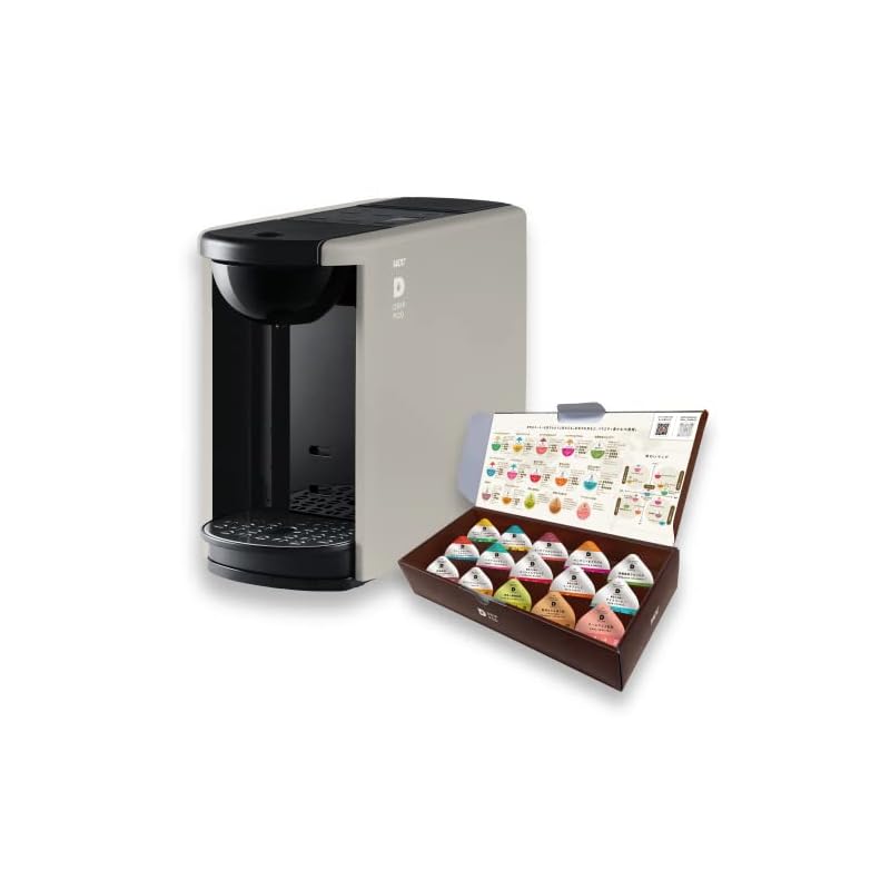 【Amazon.co.jp限定】UCC ドリップポッド カプセル式コーヒーマシン EC DP03クールグレー(H)Amazon限定カラー + テイスティングキット15P 【コーヒーメーカー】 【ギフト