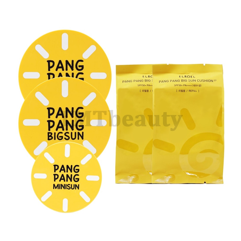 [2+2+ミニ1]パンパンビッグサンクッションS7 25g (2023最新商品 本品2+詰め替え2+ミニ1)