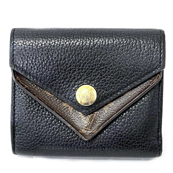 ルイヴィトン ポルトフォイユ ドゥブルV コンパクト M64420 2つ折り財布【中古】