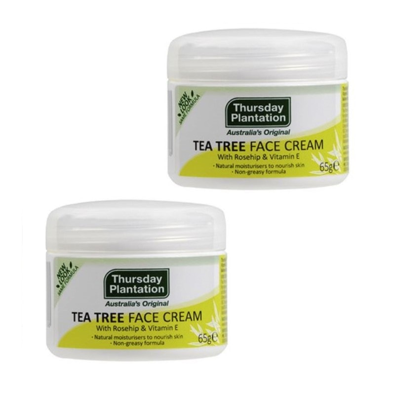 ティーツリー フェイスクリーム 65g x 2