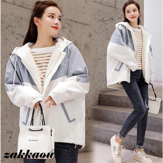 ジャケット レディース 裏ボア 厚手 マウンテンパーカー 冬 コート 裏起毛 ブルゾン カジュアル アウター 20代 30代 40代 50代