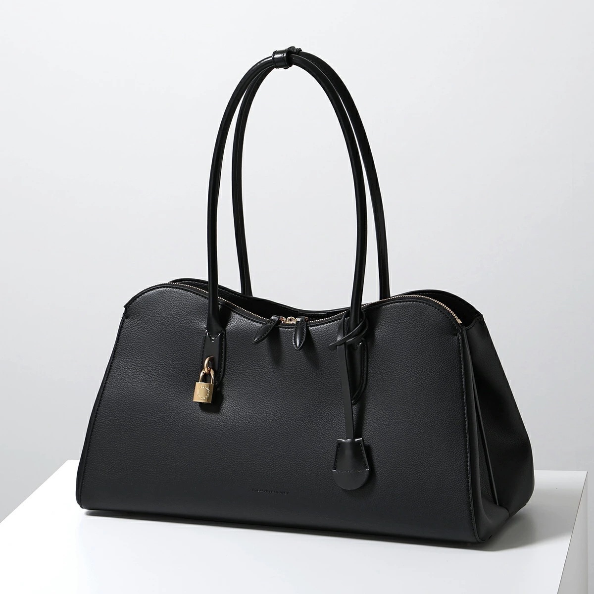 STELLA McCARTNEY ステラマッカートニー トートバッグ RYDER ライダー 7B0176 WP0533 レディース ヴィーガンレザー ロゴ 鞄 1000/BLACK 7B0176WP0