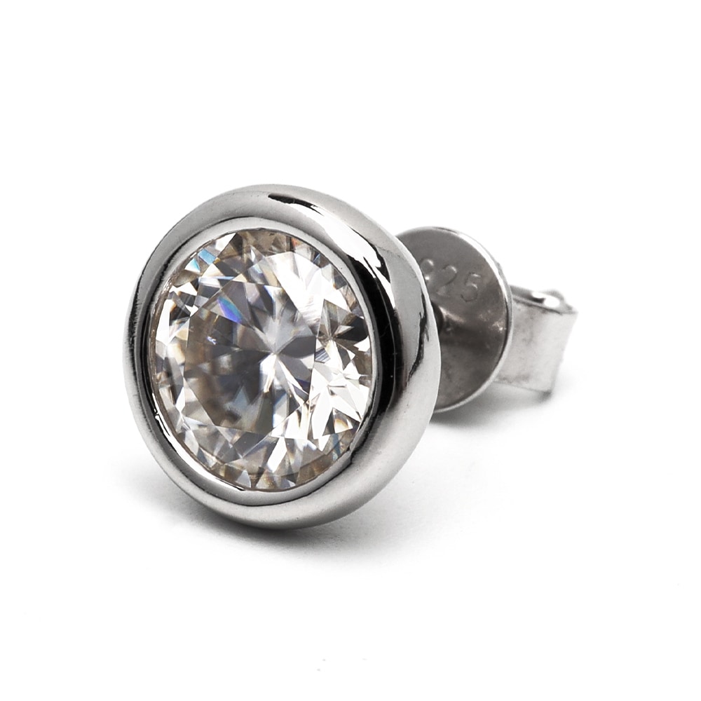 モアサナイト 1ct スタッドピアス [es304-10ct]