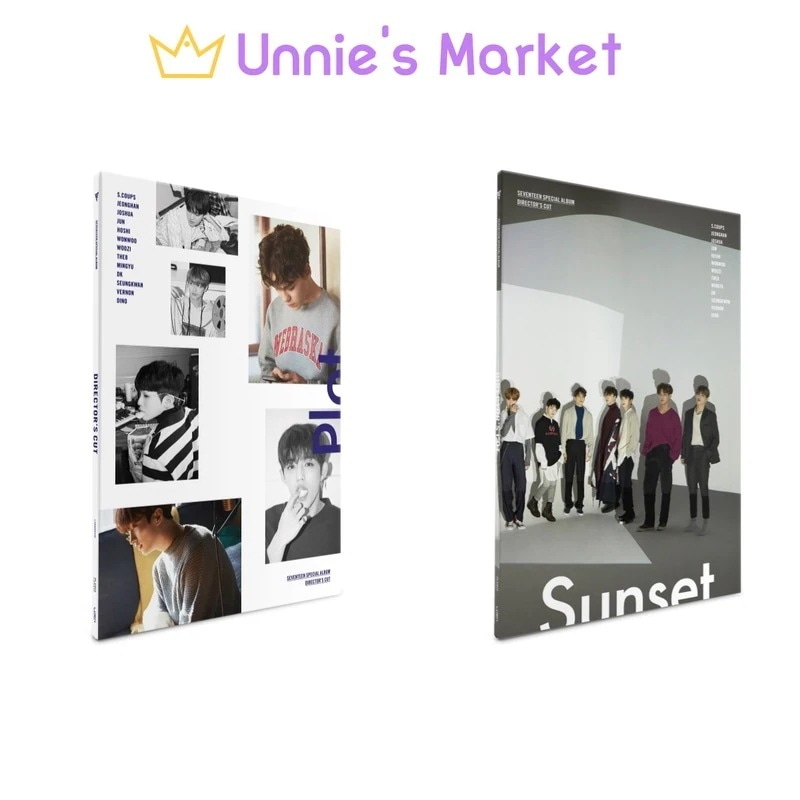 [SET] SEVENTEEN - DIRECTOR S CUT(Plot Ver. / Sunset Ver.) + Free Photocard 1EA(fan-made)