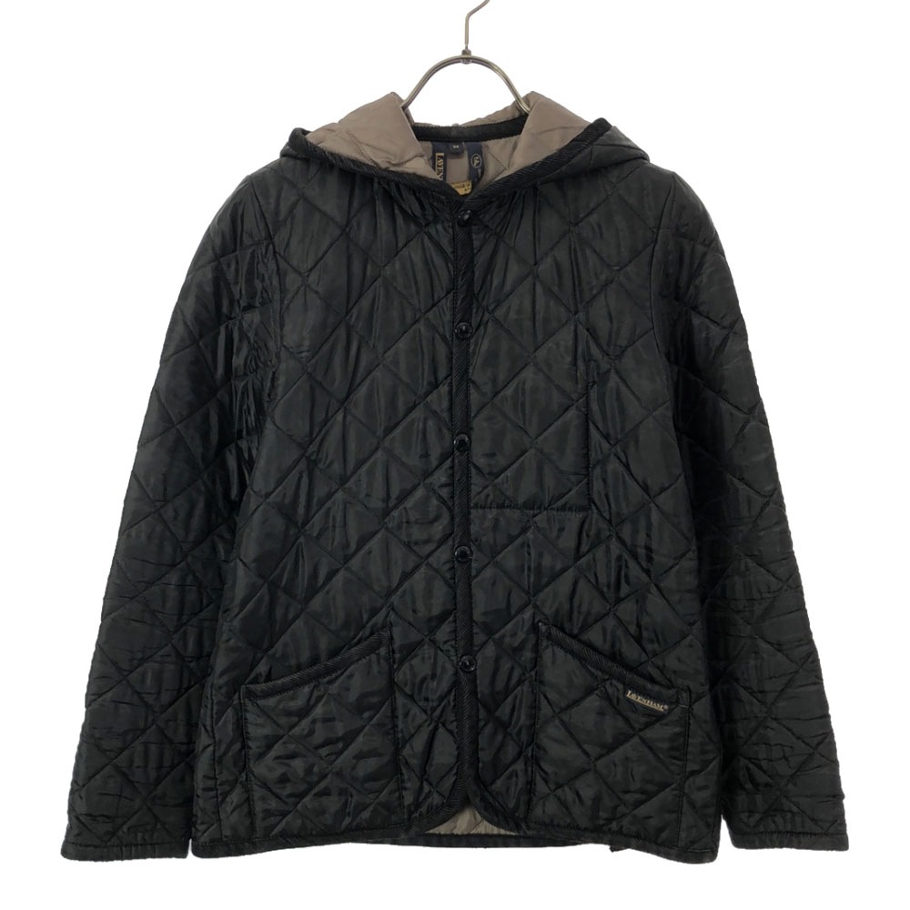 イギリス製 キルティングジャケット 38 ブラック 中綿 レディース