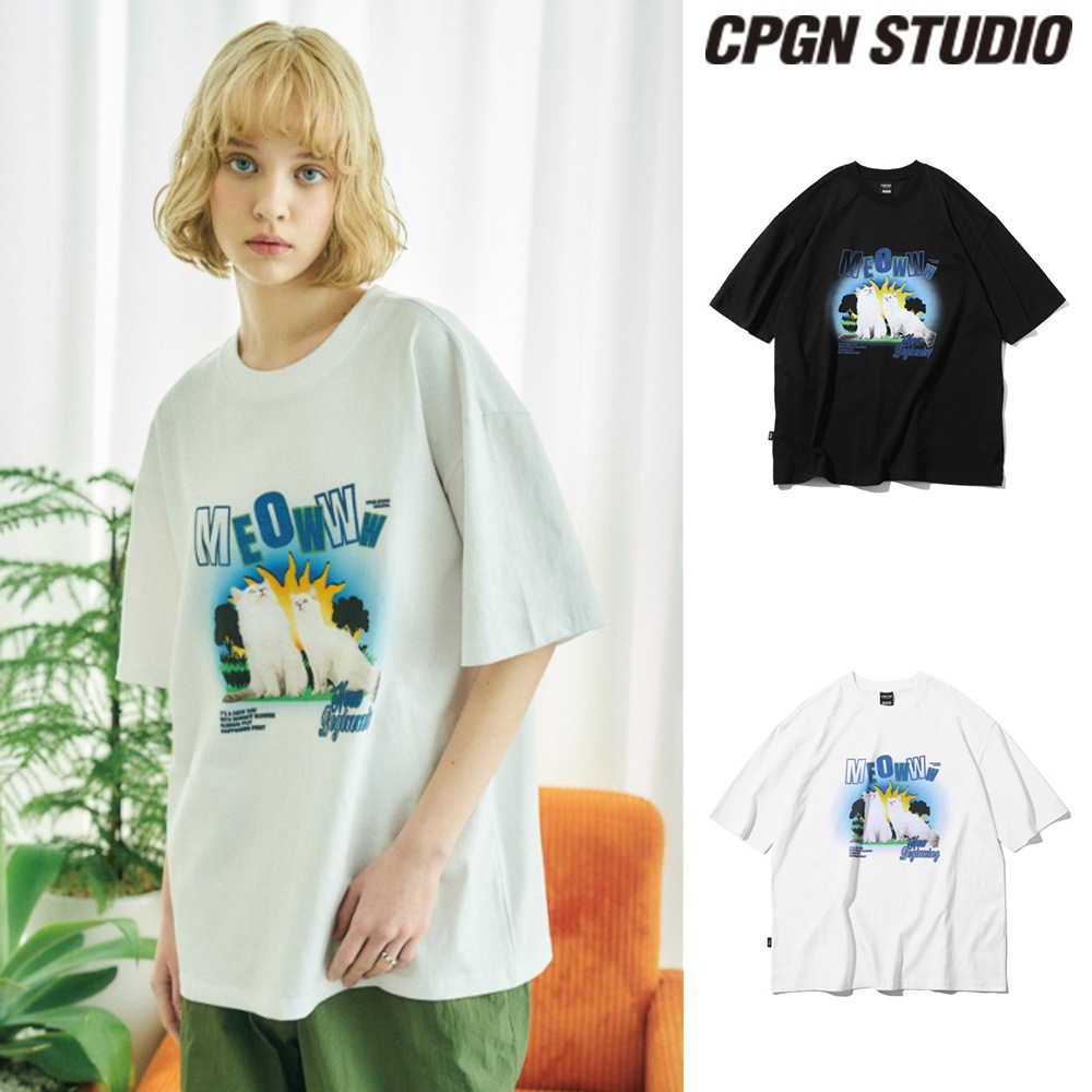 【CPGN STUDIO】 DTP Meoww CAT Short Sleeve T-shirt