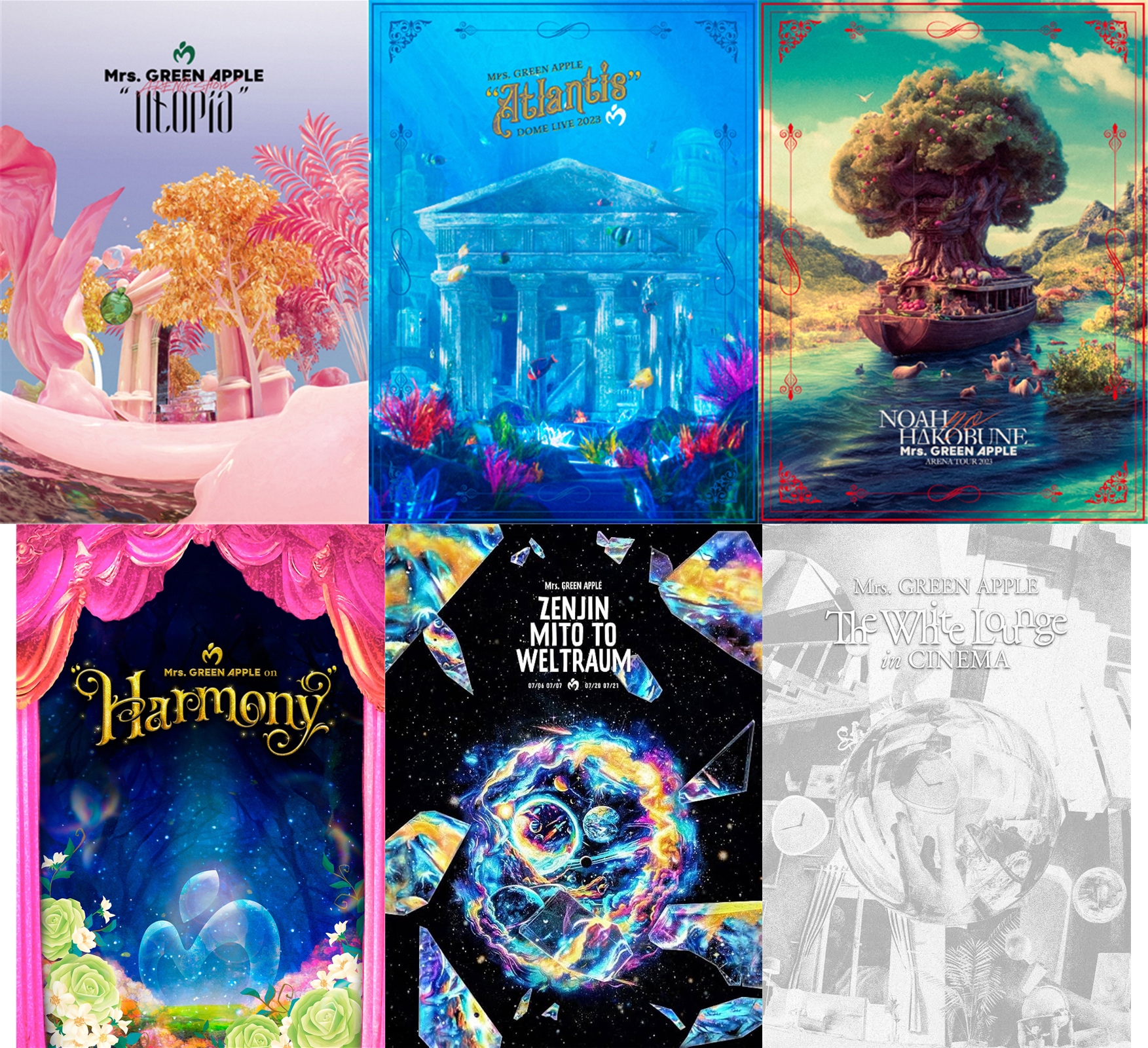 Qoo10] Mrs.GREEN APPLE 通常盤 : DVD・Blu-ray