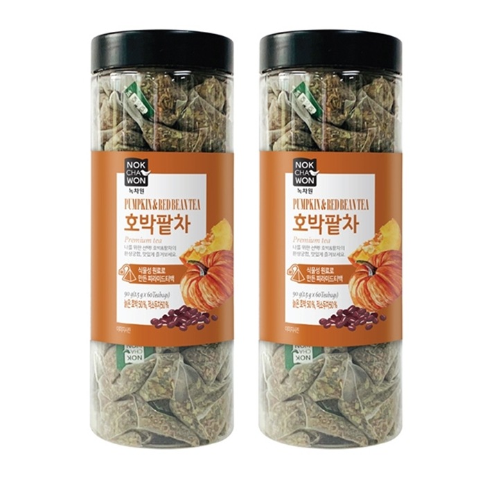 抹茶園かぼちゃ小豆茶60ティーバッグ 2ea