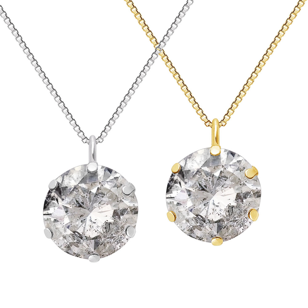 ネックレス レディース 18金 プラチナ ダイヤ ダイヤモンド 鑑別書付 1.0ct PT900 ゴールド K18