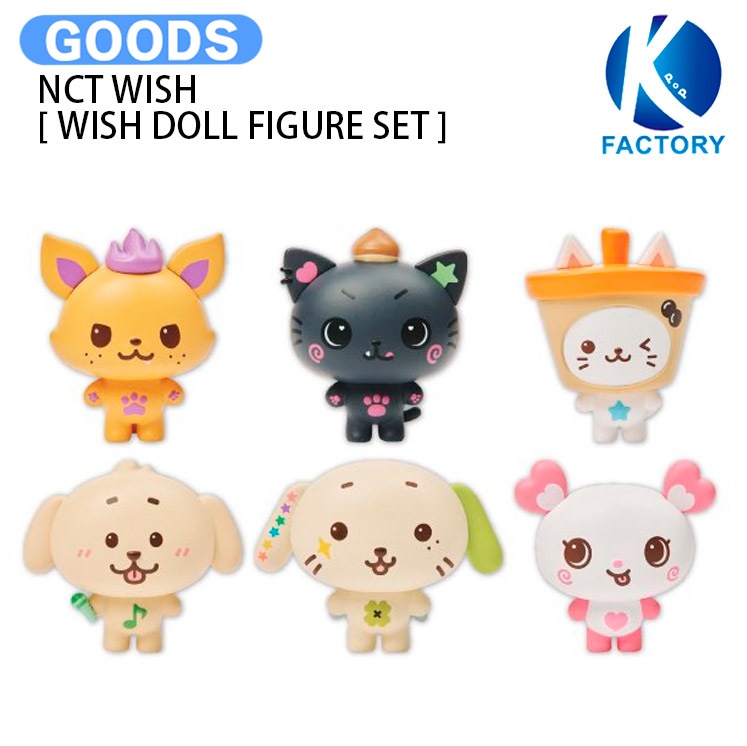 国内発送 NCT WISH [ WISH DOLL FIGURE SET ] WISH BAKERY POP UP / 公式グッズ / 予約商品