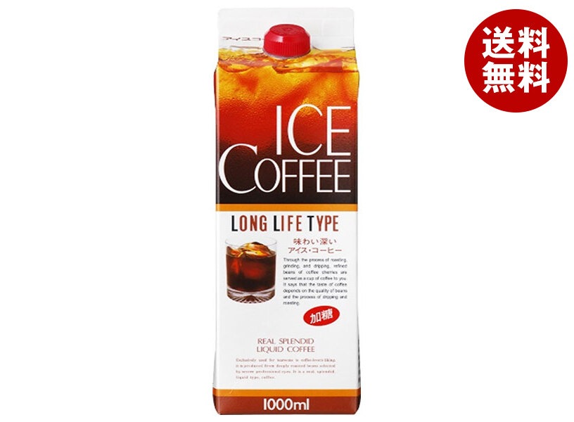 ジーエスフード GS アイスコーヒー 加糖 1000ml紙パック＊12本入