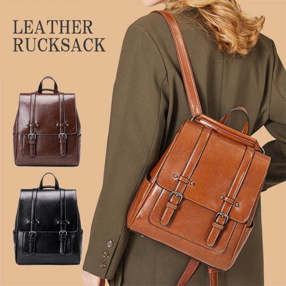 リュック レディース 牛革 レザー おしゃれ シンプルデザイン 通勤 通学 6,508円