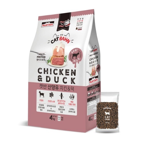 ファミデイズキャットバンヤギオイルチキンダック猫飼料4 kgペット