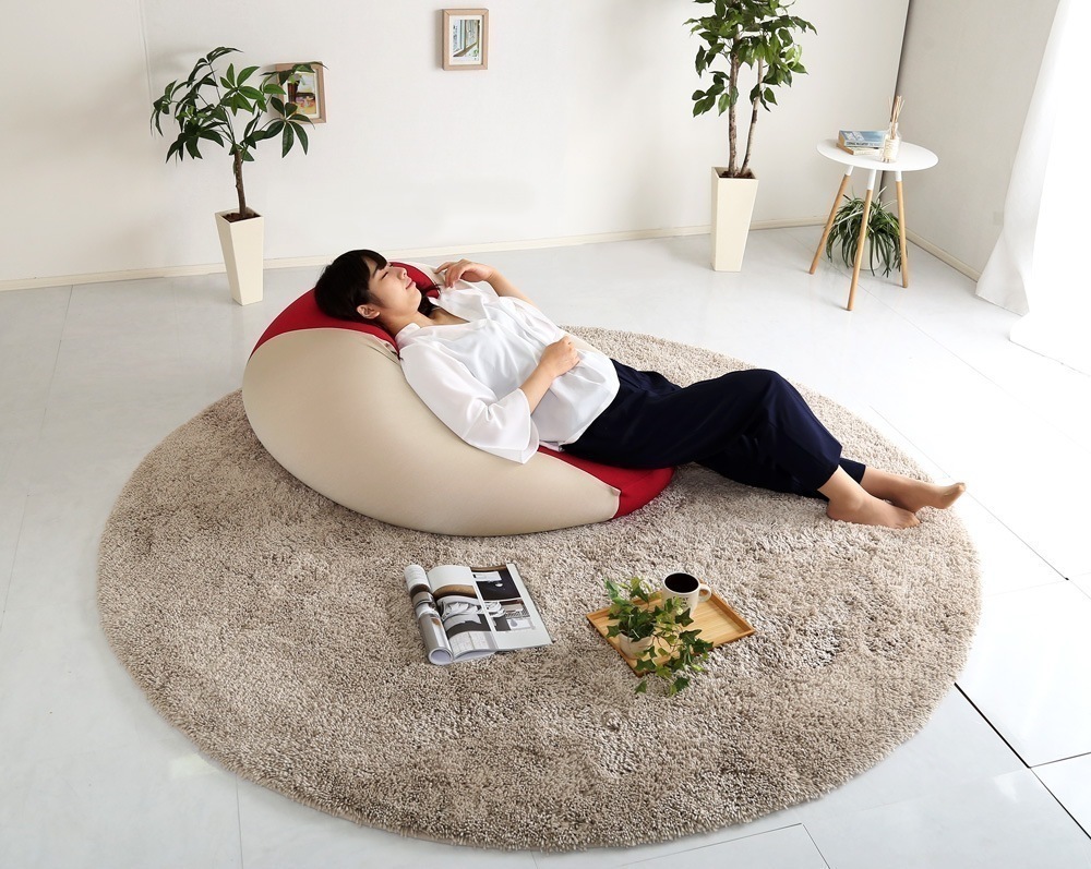 ビーズクッション 大きい おしゃれ 座椅子 ソファ フロアチェア 洗える 洗濯 体にフィット かわいい