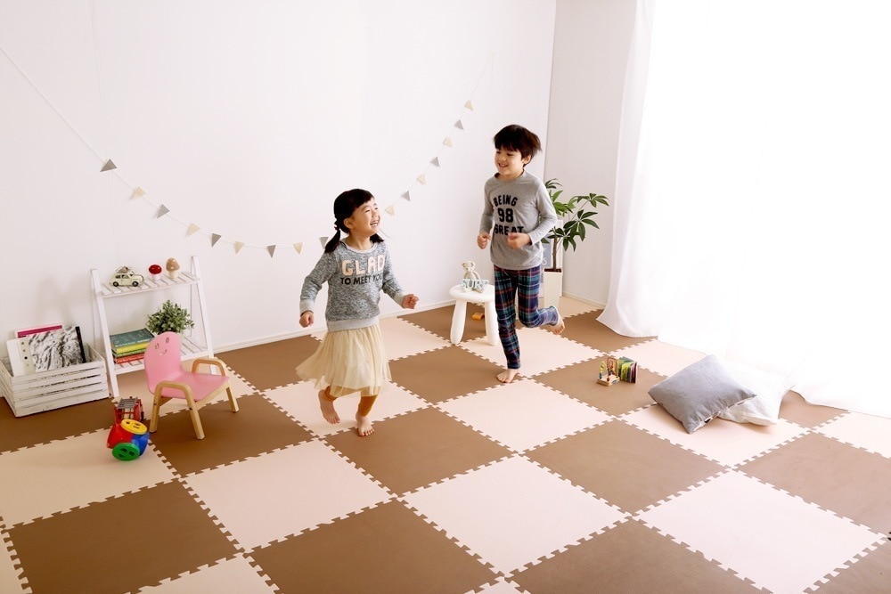 ジョイントマット 厚手 クッション 防音 床保護 衝撃吸収 保温 洗える 低ホルムアルデヒド 60cm 16枚セット 3畳サイズ