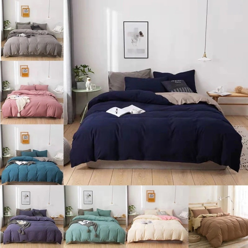 シーツセット ベッドカバー 掛け布団カバー 枕カバー 4点セット ベッド用品あったか布団カバー 防臭