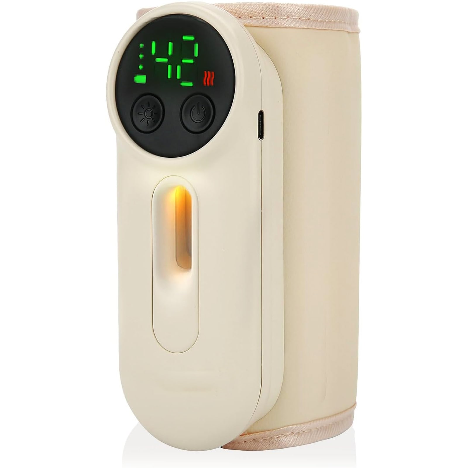 ミルクウォーマー モバイル ボトル 哺乳瓶 ポット 調乳 多機能 ラルタン ミルク ウォーマー（アイボリー）