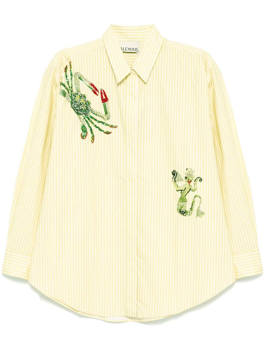 4259T STRIPE GIALLO 春夏2025 シャツ レディース ia