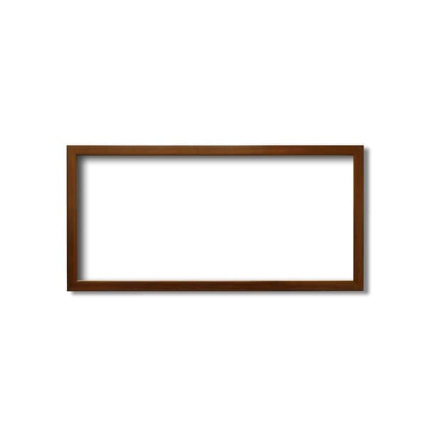 長方形額厚みのある作品収納可納 縦横兼用 横長額 厚み19mmまで 長方形額（500250mm） ブラウン