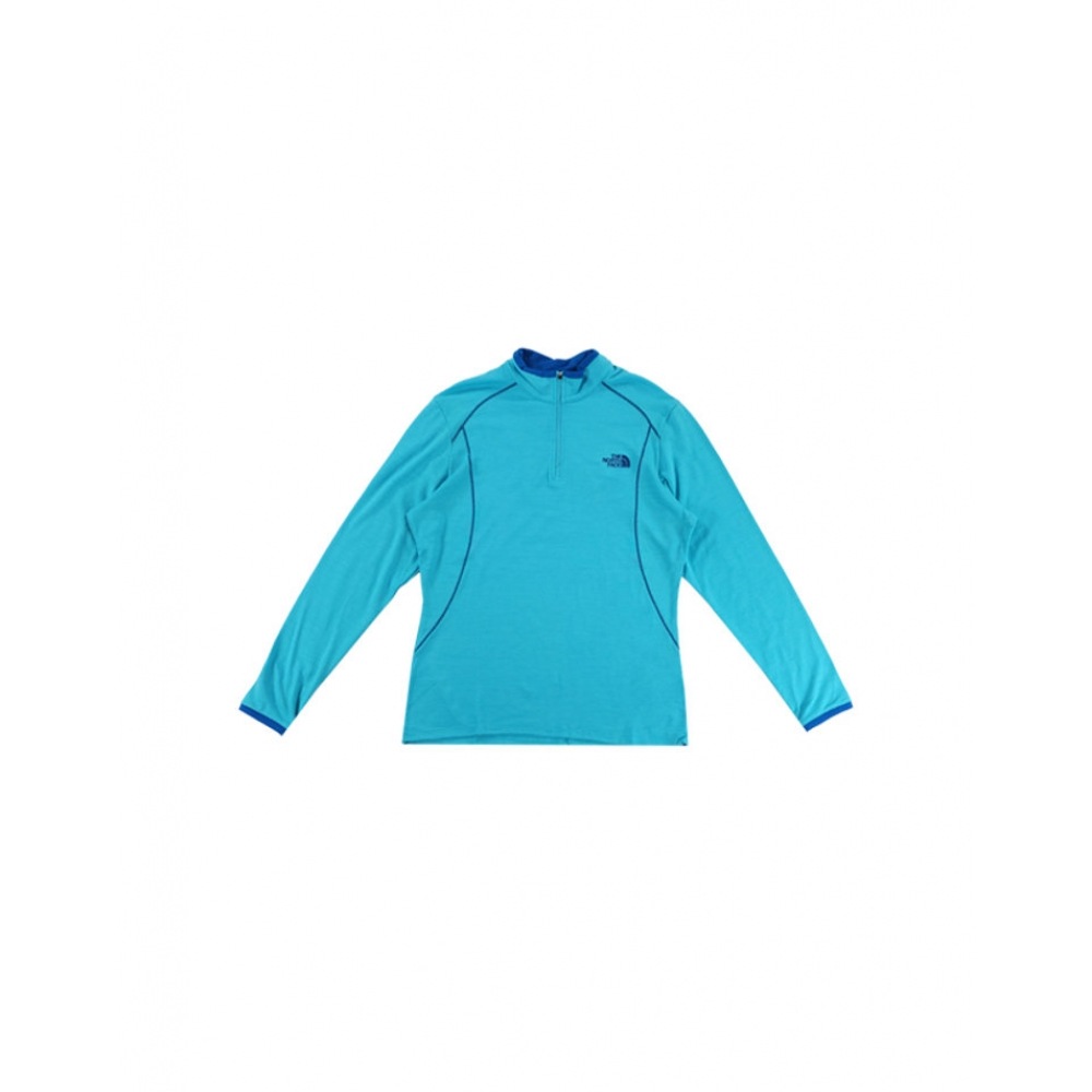 ノースフェイス レディース ウール L/S ジップ TEE MNFT7LH88-EME