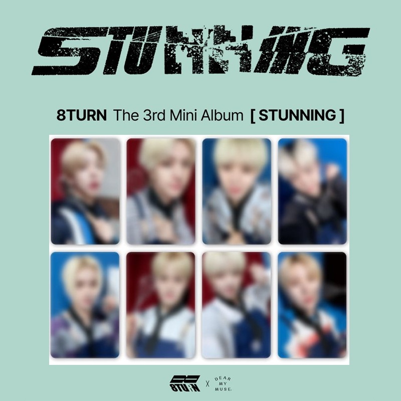 (8種セット) 8turn 3集 Mini Album - STUNNING [DMM PHOTOCARD]