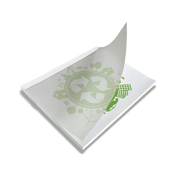 （まとめ） ジャパンインタ-ナ とじ太くんECOカバー ホワイト A4タテ 1.5mm幅(×5セット)