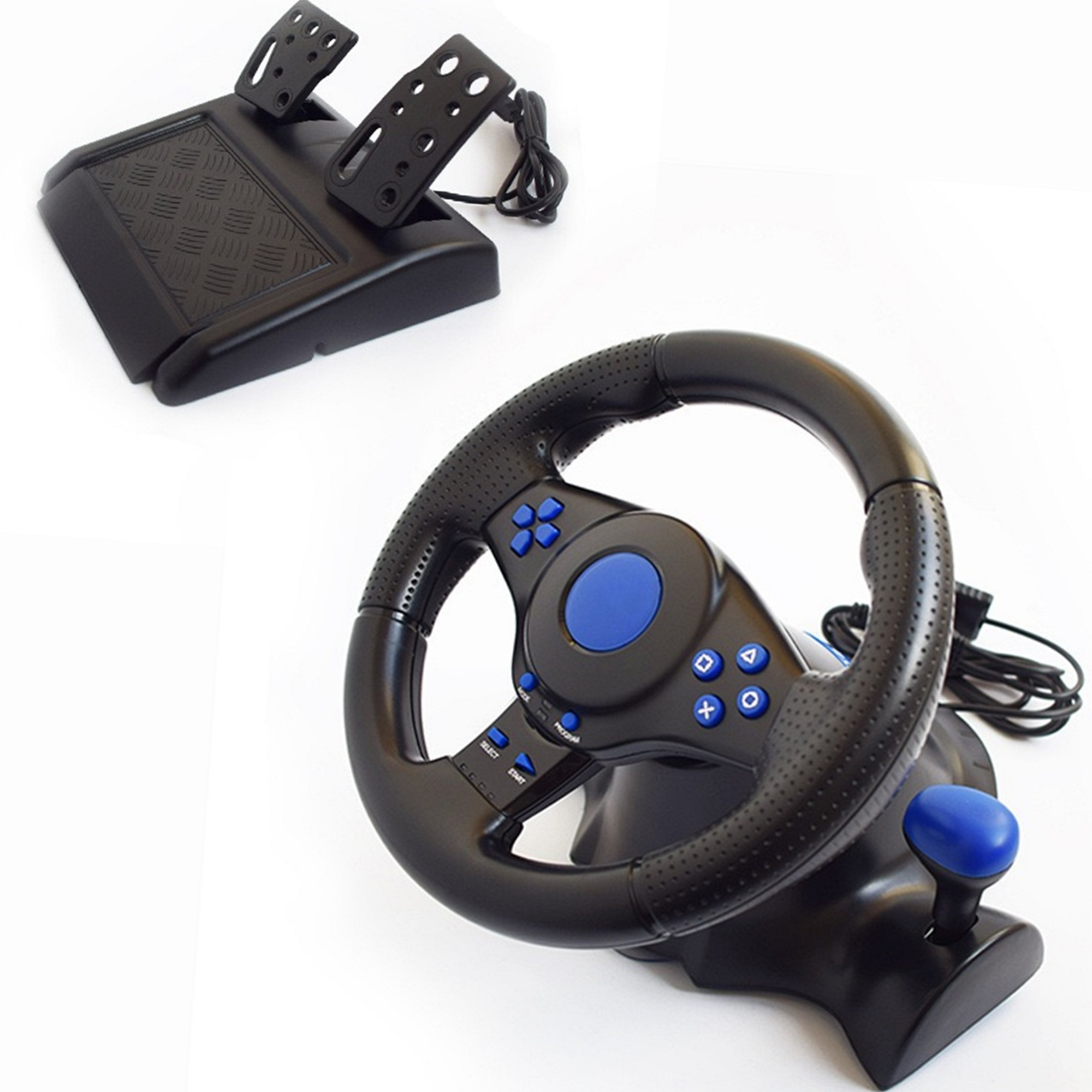 ハンドルコントローラー ステアリングホイール 多機能 ゲーム対応 PS4/PS3/Switch/Xbox/PC 互換 リアル運転体験