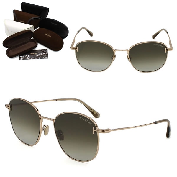 サングラス FT1167-K/S 28K 56 サングラス EYEWEAR アジアンフィット ゴールド グリーン メンズ レディース ユニセックス