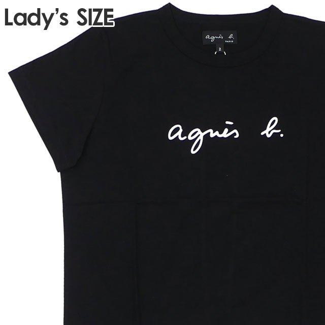 アニエスベー agnes b. TS ロゴ Tシャツ BLACK 200-008525-521