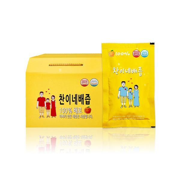チャンネ果樹園 梨汁 100ml 찬이네과수원 배즙 100ml