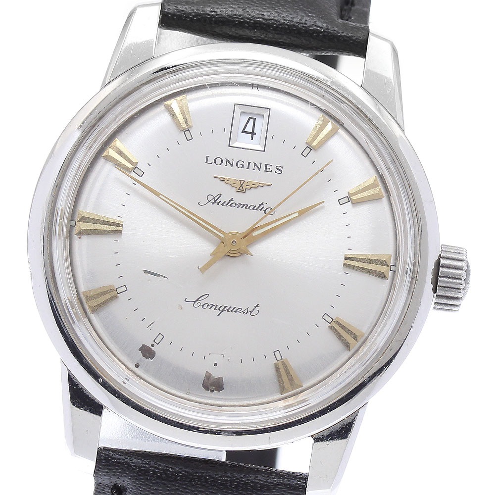 訳あり ロンジン LONGINES L1.611.4 コンクエスト ヘリテージ cal.2824-2 自動巻き メンズ _883237【中古】