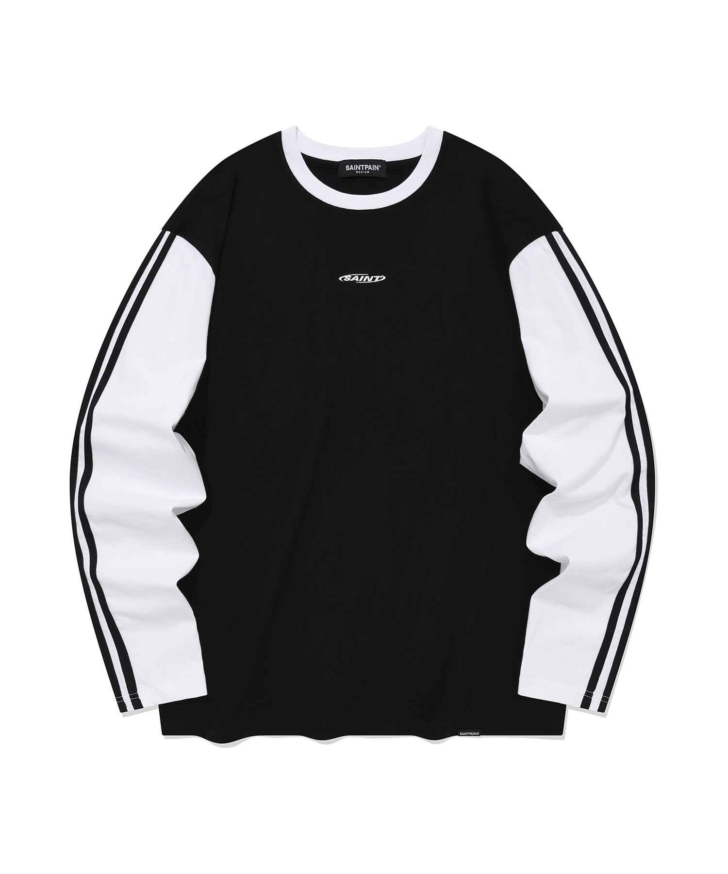 SP circle logo line long sleeve-black