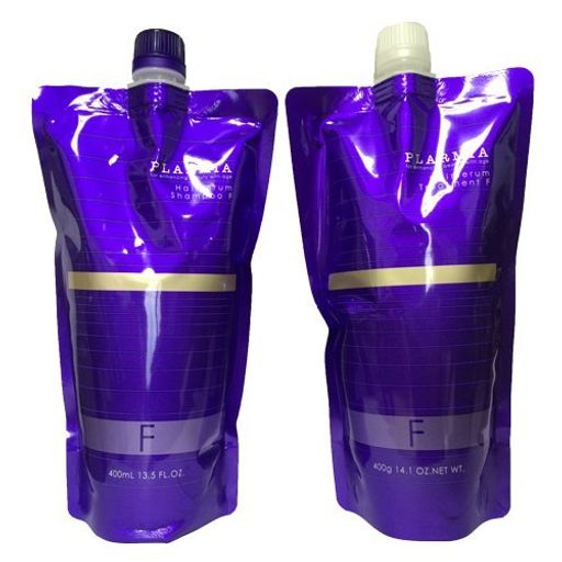 ミルボン MILBON プラーミア ヘアセラム シャンプーF&トリートメントF 各400ML レフィルセット
