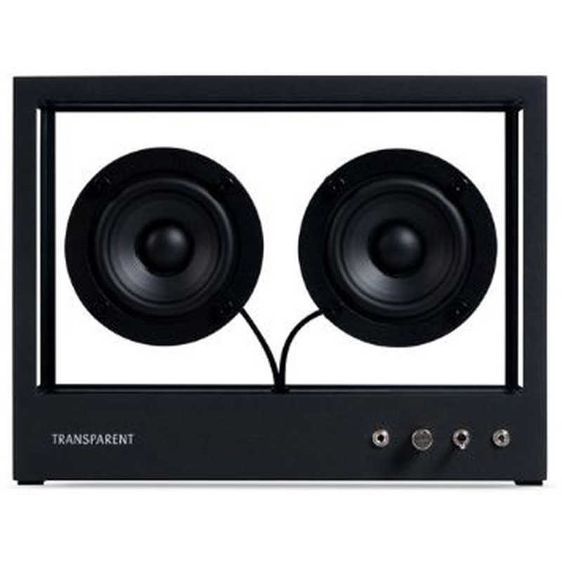 TRANSPARENTSPEAKER　Bluetoothスピーカー TRANSPARENT ブラック