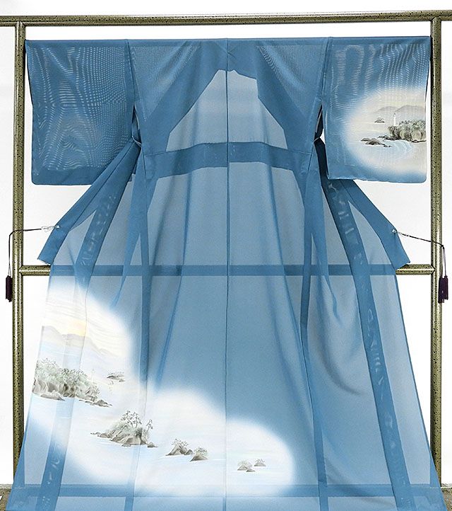 夏物 訪問着 新品仕立済 正絹 夏物 蝶々花模様 絽訪問着 新品 仕立て上がり 着物