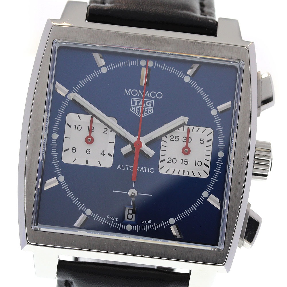 タグホイヤー TAG HEUER CBL2111.FC6453 モナコ クロノグラフ デイト 自動巻き メンズ 箱・保証書付き_836047【中古】