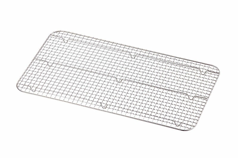 （まとめ買い）本間製作所 仔犬印 18-8 ホテルパン用オプション クリンプ網 2/3 [x3]