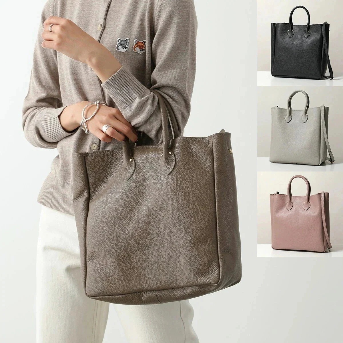 MARCO BIANCHINI マルコビアンキーニ トートバッグ NT0100 レディース レザー ショルダーバッグ 鞄 カラー4色