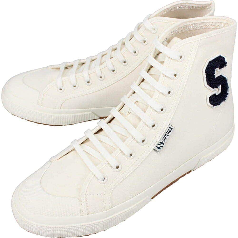正規品 2295-COTTON TERRY PATCH 3S21321W AAI WHITE AVORIO-NAVY-F AVORIO