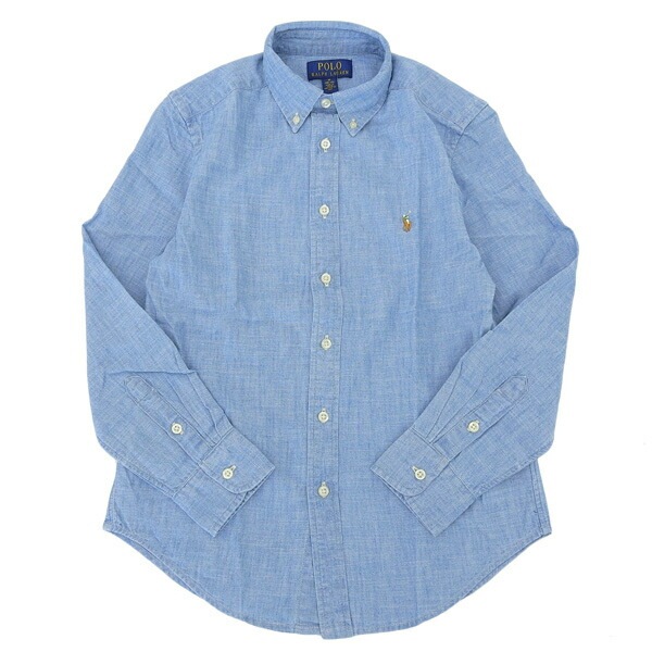 ラルフローレン 衣類 メンズ レディース シャツ L 14-16 コットン ブルー CORE REPLEN 323703283001L RALPH LAUREN