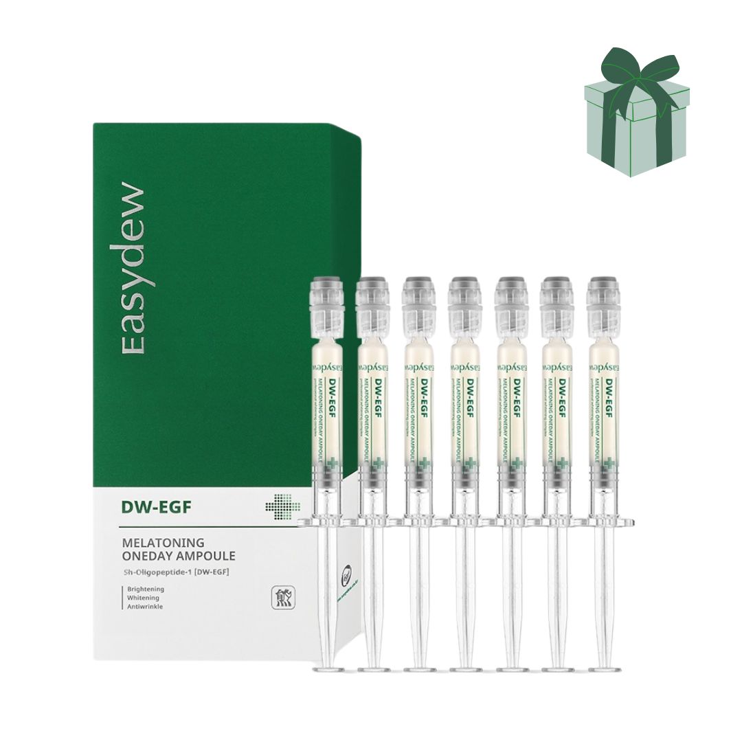 【正規品】DW-EGF ワンデイ シリンジアンプル 1mL×7本 韓国コスメ 美容液 保湿 ハリケア 透明感