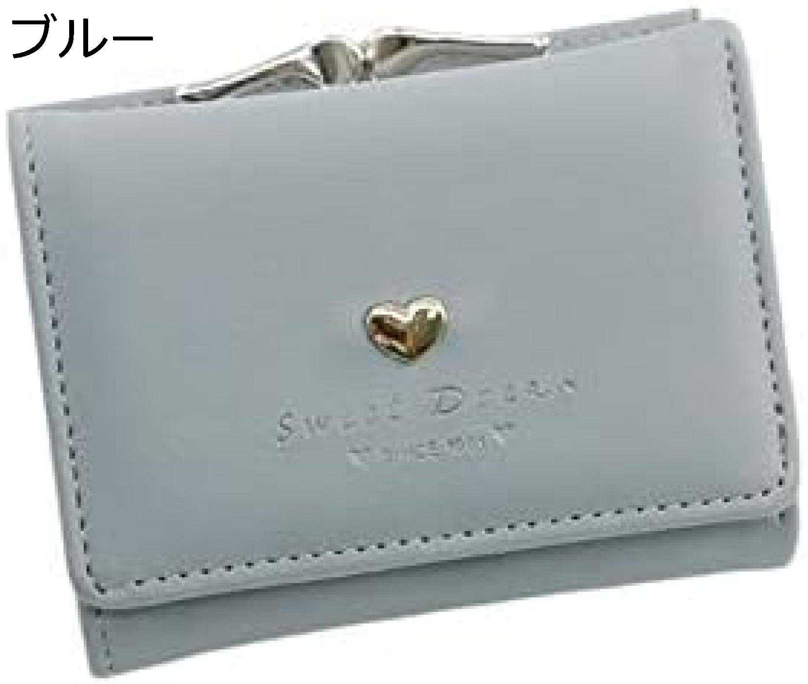 【20%OFFクーポン】小さい財布 レディース 財布 三つ折り がま口 ボタン ハート柄 大容量 カード入れ 小銭入れ 多機能 使いやすい コインケース PUレザー バレンタイン プレゼント シンプル