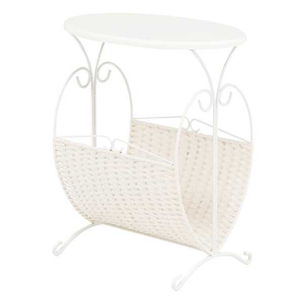 マガジンラック 約 幅46.5×奥行29.5×高さ53cmホワイト RAM-2433WH