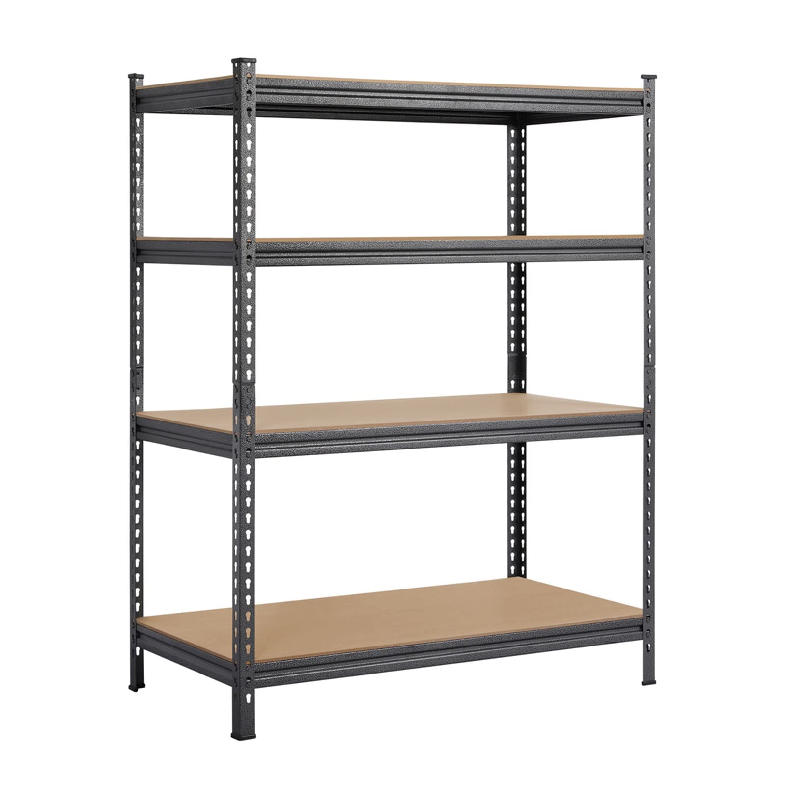 Yaheetech スチールラック キッチンラック 4段 幅112 奥行60 高さ150 メタルラック オープンシェルフ 高さ調整可能 自由に組み合わせ 収納棚 耐荷重320Kg ディスプレイ コーナ