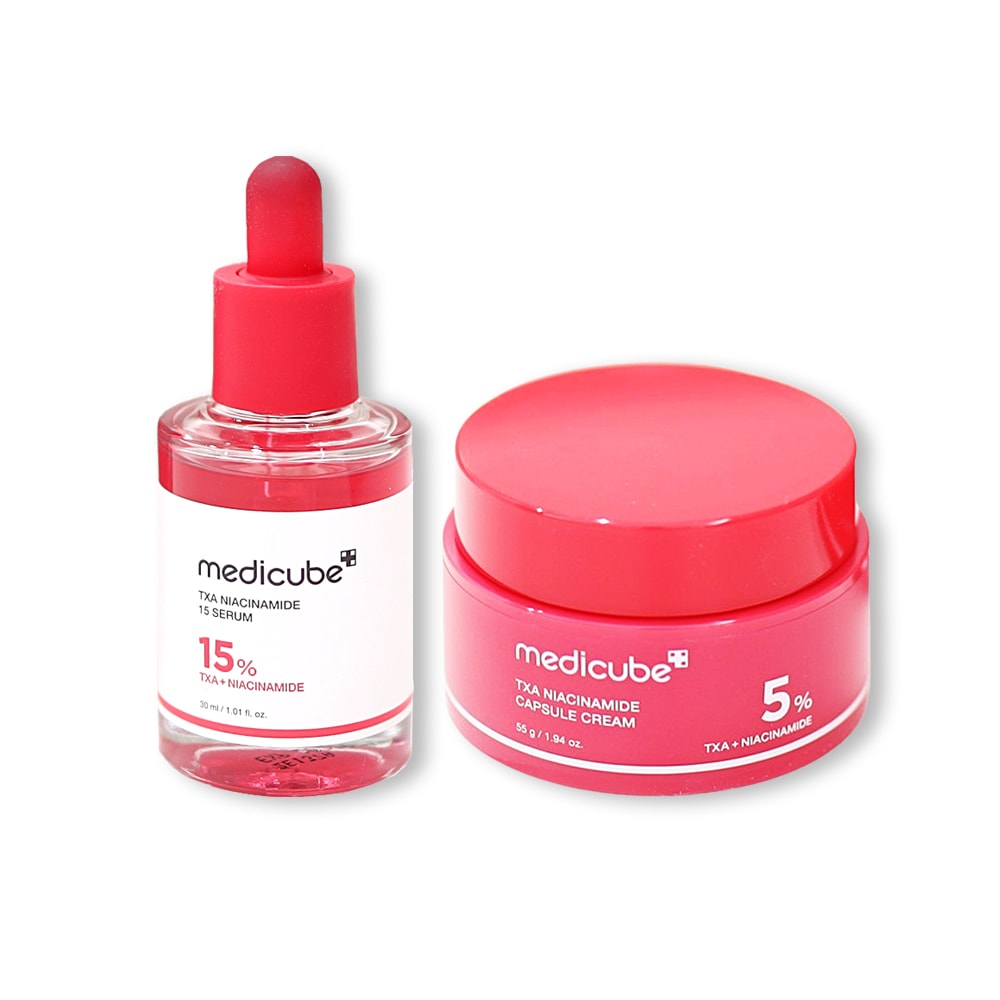 メディキューブ TXA ナイアシンアミド 15 痕跡 トーニング クリーム+セラム 2種 セット