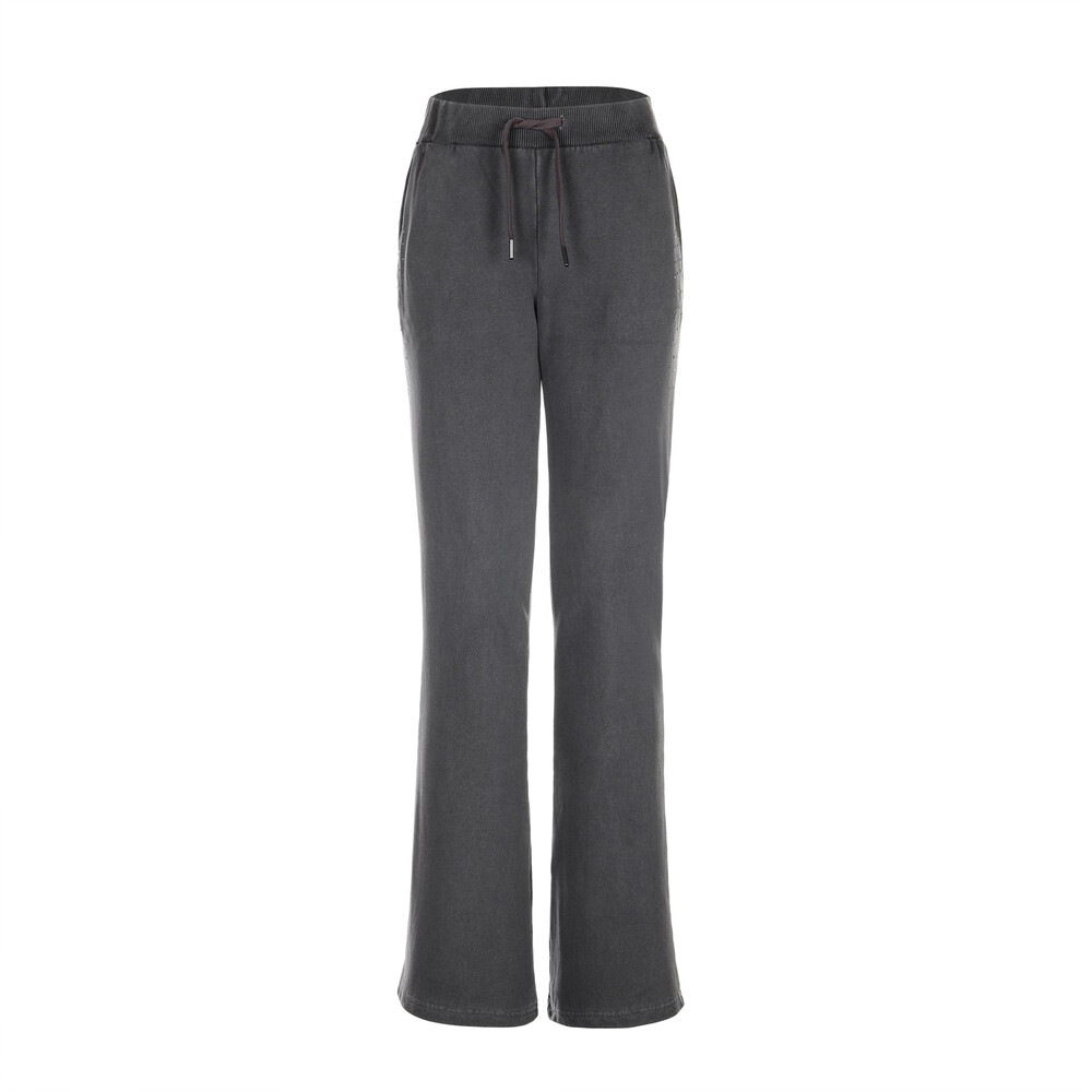 【SURGERY】 SURGERY WOMEN RETRO BOOT-CUT PANTS : CHARCOAL