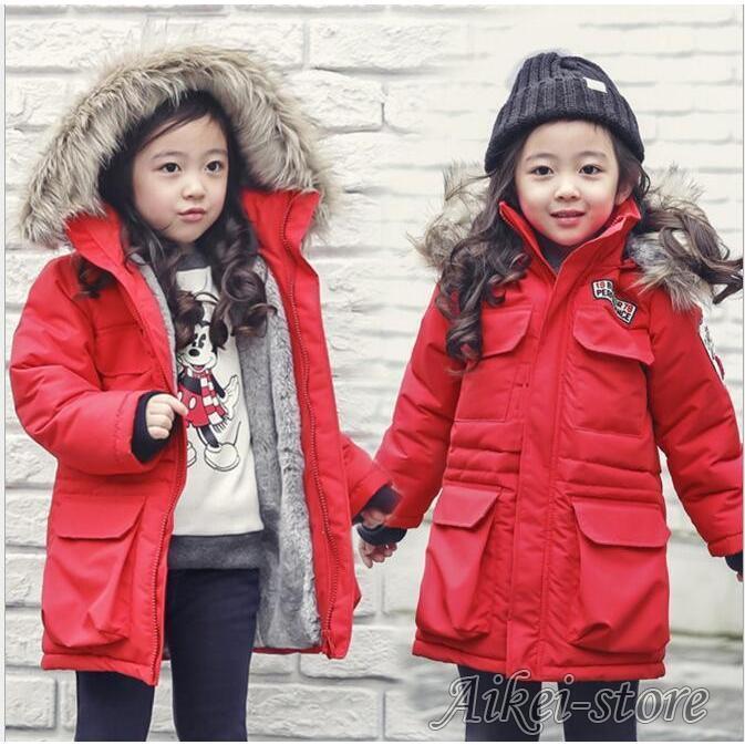 イベント特典 子供服 子供コート 男の子/女の子 中綿 韓国子供 キッズ 裏ボア 防寒 アウター 女児 男児 ファーコート