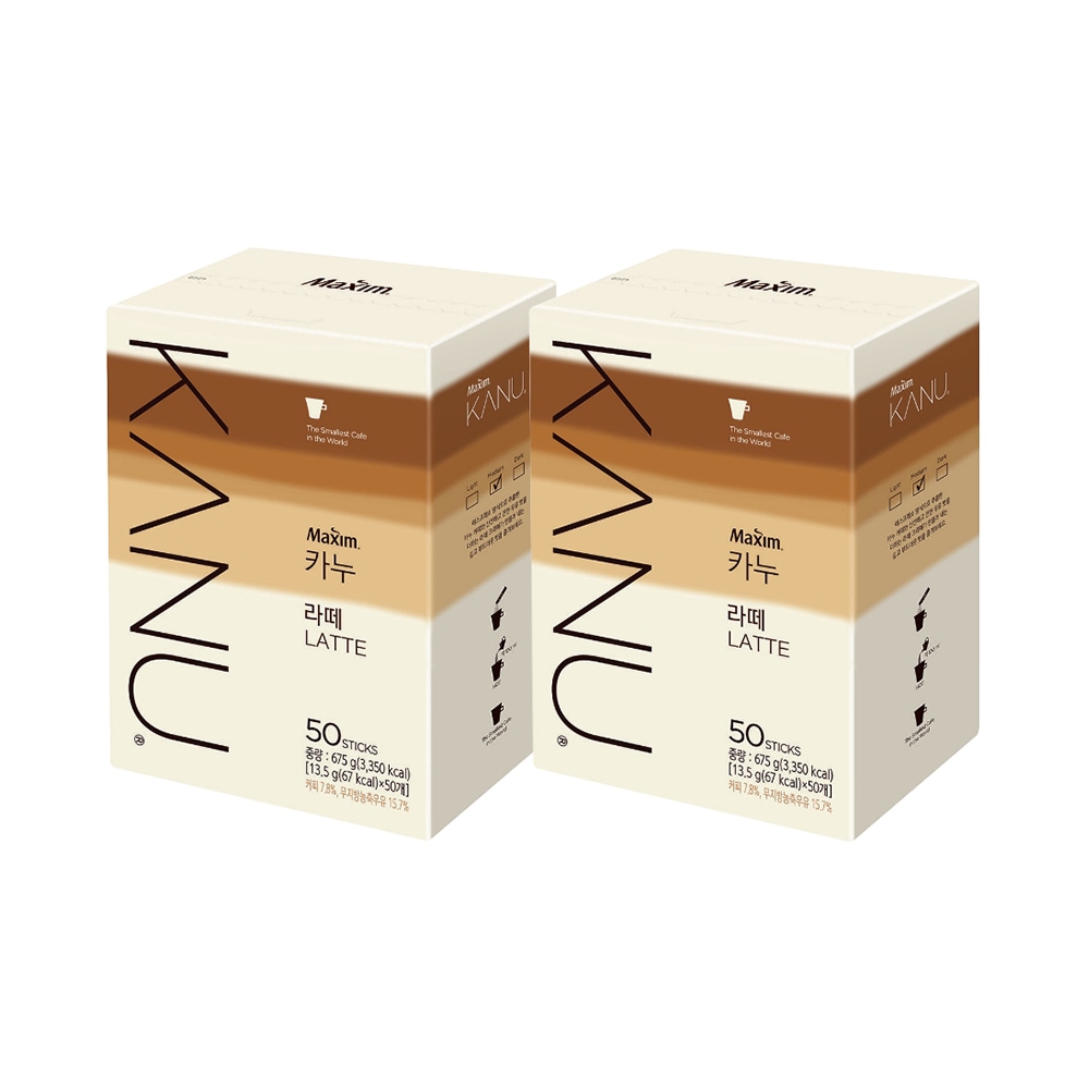 ラテ コーヒー 50本 x 2箱 計100本